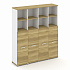 Шкаф четыре узкие секции, 5 ниш (4 фасада ЛДСП, 3 ниши ) CN.STU-544 A на Office-mebel.ru 1