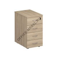 Тумба приставная для компактных столов 4-ящичная с замком ФР 207 ВТ на Office-mebel.ru