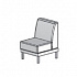 Мягкая мебель для офиса Секция 1-местная на Office-mebel.ru 1