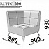 Мягкая мебель для офиса Угловая секция Клерк 13 на Office-mebel.ru 1