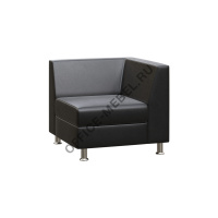 Секция с подлокотником одноместная Л/П PR.SP-1 на Office-mebel.ru