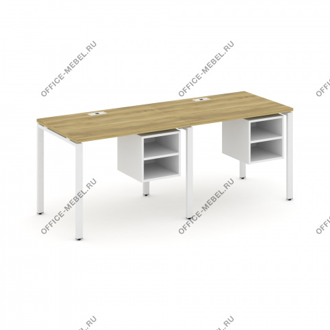 Рабочая станция односторонняя с подвесными тумбами на 2 места CN.ORS-105 на Office-mebel.ru