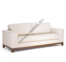 ПАЛЛАДИО/PALLADIO Диван 3 местный БЕЖЕВЫЙ/КОЖА PALLADIO 3 Ivory 22042 nut на Office-mebel.ru