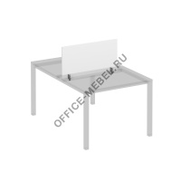Экран для рабочей станции 100 на сером металлокаркасе К.С 845 на Office-mebel.ru