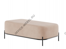 Диван двухместный без спинки  JVE-4 на Office-mebel.ru