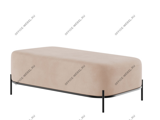 Мягкая мебель для офиса Диван двухместный без спинки  JVE-4 на Office-mebel.ru