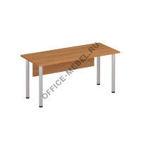 Стол письменный опоры хромированные МХ с экраном ДСП ФР 1113 на Office-mebel.ru