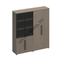 Шкаф комбинированный (стекло-одежда) РС 318 на Office-mebel.ru
