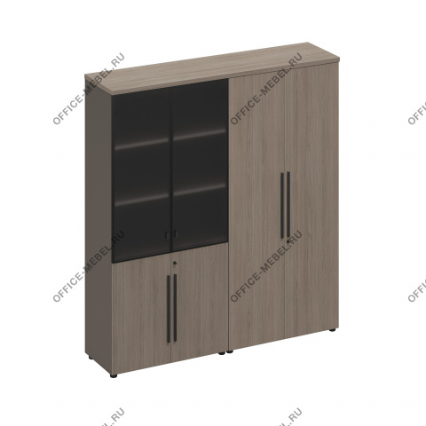 Шкаф комбинированный (стекло-одежда) РС 318 на Office-mebel.ru