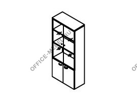 Шкаф комбинированный FLS328 на Office-mebel.ru