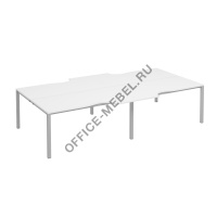 Рабочая станция эргономичные столы на каркасе К1150-2 на Office-mebel.ru