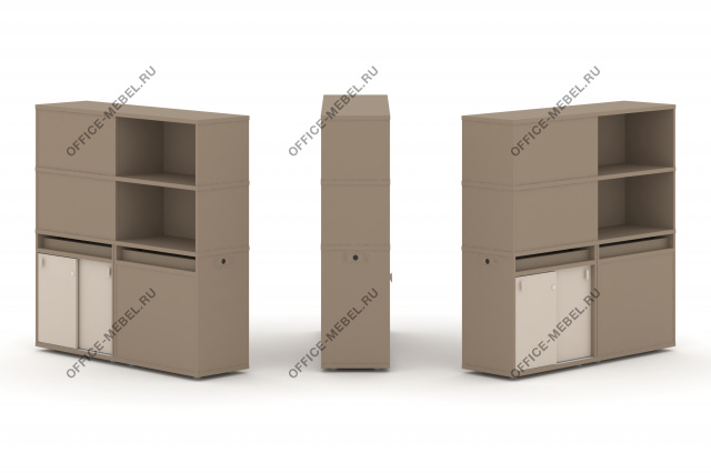 Набор №20. Тумба двойная с надставкой высокой ES.NB.2V-20 на Office-mebel.ru