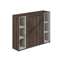 Шкаф средний с 2-мя стеллажами RF.407.DA.DA.PG на Office-mebel.ru