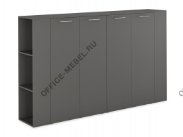 Двойной шкаф средний универсальный со стеллажами JNO926.ANT на Office-mebel.ru