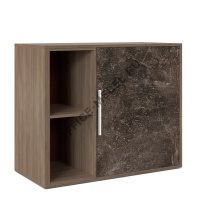 Шкаф низкий с вертикальной нишей BTN36151242 на Office-mebel.ru