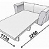 Мягкая мебель для офиса Диван-кровать двойной Брейвуд (спальное место 1000 х 1900) на Office-mebel.ru 1