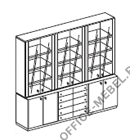 Шкаф комбинированный PVFALT-A3 на Office-mebel.ru