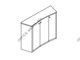 Книжный шкаф высокий PVFALC6 на Office-mebel.ru