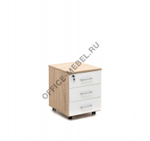 TOUR тумба подкатная standard 80T001 DLDFDLDFW3W3 alum на Office-mebel.ru