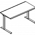 Стол 80 рабочий на металлокаркасе МL 2 скоса МР А2 011.01  на Office-mebel.ru 1