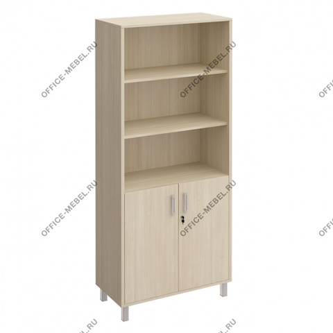 Шкаф для документов двери ДСП с замком + ниши В 430-821-1 на Office-mebel.ru