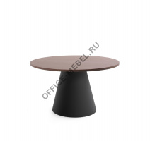 NOALE Стол кофейный высокий 111 620 WAL BL на Office-mebel.ru