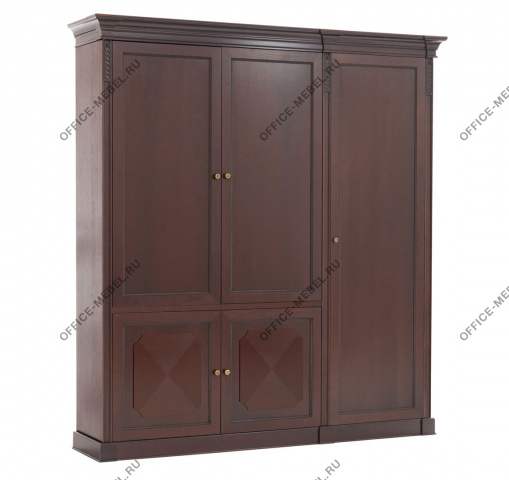 DOGE Шкаф 4 дер.дв+гард. L221 106 511.504/601.602 WAL на Office-mebel.ru