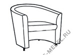Мягкая мебель для офиса Кресло (стационарное, пластиковые опоры) 2 на Office-mebel.ru