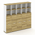 Шкаф пять узких секций, 5 ниш (5 фасадов ЛДСП, 3 ниши) CN.STU-554 на Office-mebel.ru 1