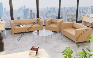 Грин - Мягкая мебель для офиса из материала Эко-кожа из материала Эко-кожа на Office-mebel.ru