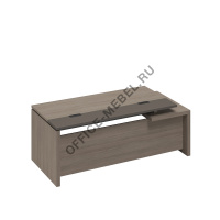 Стол руководителя с кабель-каналами левый РС 105 на Office-mebel.ru
