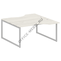 Рабочая станция криволинейная на О-образном м/к 40БО.РАС-СА-2.1 на Office-mebel.ru