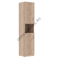 Шкаф колонка с 2-мя глухими малыми дверьми SR-5U.4(L/R) на Office-mebel.ru