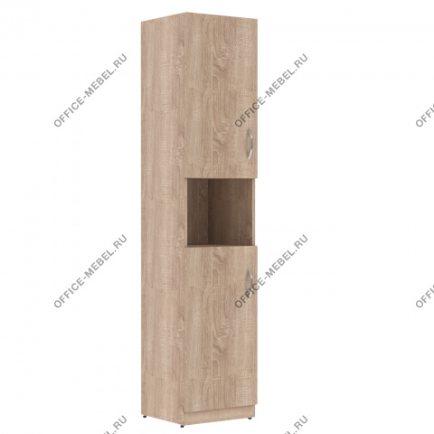 Шкаф колонка с 2-мя глухими малыми дверьми SR-5U.4(L/R) на Office-mebel.ru