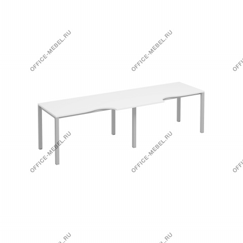 Рабочая станция (2х140) столы на металлокаркасе К1137-2 на Office-mebel.ru