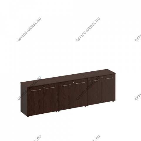 Шкаф для документов низкий закрытый(стенка из 3 шкафов) МЕ 310 на Office-mebel.ru