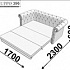 Мягкая мебель для офиса Диван-кровать Крофорд двойной (спальное место 1000х1900) на Office-mebel.ru 1