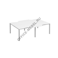 Рабочая станция эргономичные столы на каркасе К1148-2 на Office-mebel.ru