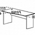 Стол рабочий фигурный (левый) Karstula F0169 на Office-mebel.ru 1