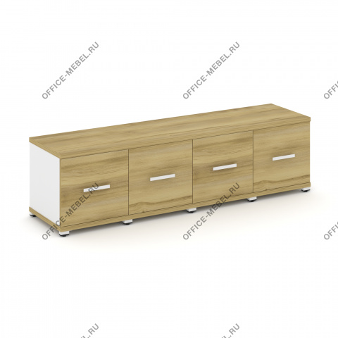 Шкаф четыре узкие секции, 1 ниша (4 фасада ЛДСП, 1 ниша) CN.STU-143 A на Office-mebel.ru