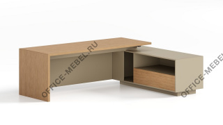 Стол с длинной тумбой (универсальный) 2,2м. AU2218/V29.U727 на Office-mebel.ru