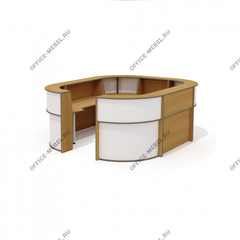 Стойка администратора А-80 + А-90 (x4) + А-140 (x2) + L-710 (х4) на Office-mebel.ru