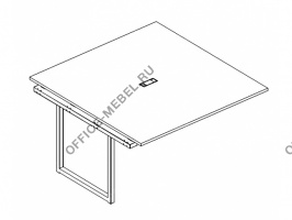  Секция стола для переговоров на металлокаркасе QUATTRO А4 Б4 132-1 БП на Office-mebel.ru