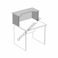 Надстройка к столу с вырезом 467 на Office-mebel.ru