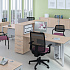 Составные столы на 2 рабочих места прямоугольные PR2T168 на Office-mebel.ru 7