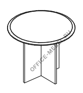 Стол для переговоров круглый на опоре ДСП МР 174 на Office-mebel.ru