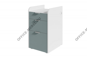 Тумба опорная с 3 ящиками Л/П ART201L.U604 на Office-mebel.ru