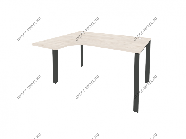 Стол эргономичный на П-образном м/к (левый/правый) O.MP-SA-3L/R на Office-mebel.ru