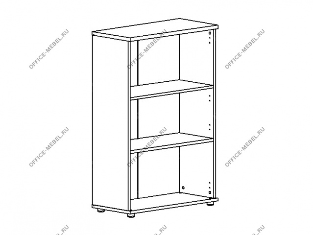 Стеллаж средний А4 360 БП на Office-mebel.ru