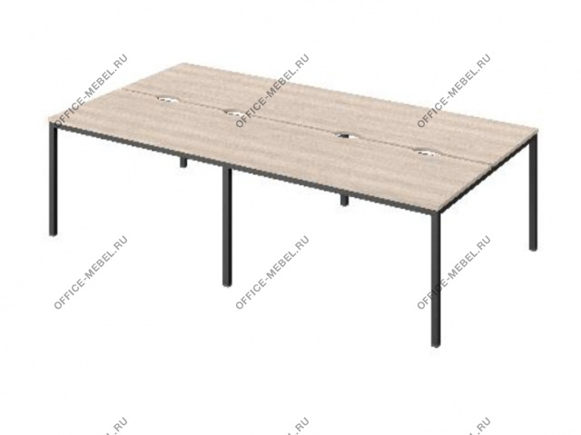 Бенч-система на 4 рабочих места С-51 на Office-mebel.ru